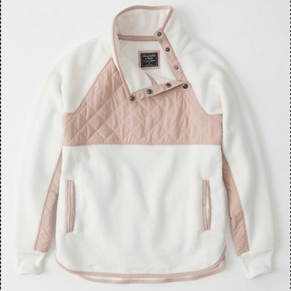 Abercrombie & Fitch Jackets & Blazers - Abercrombie Asymmetrical Button Up Pullover
